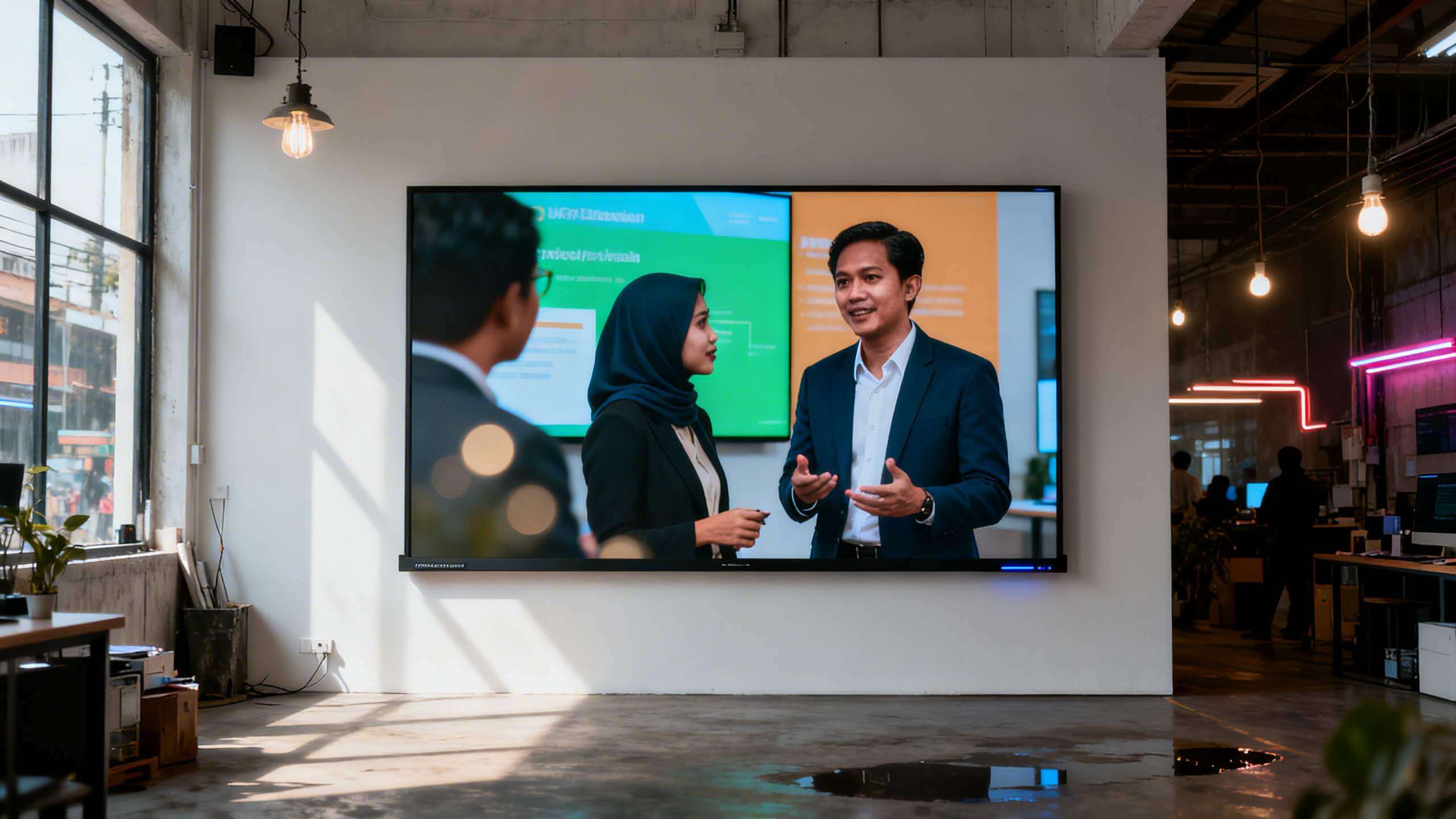 led display 155 inch