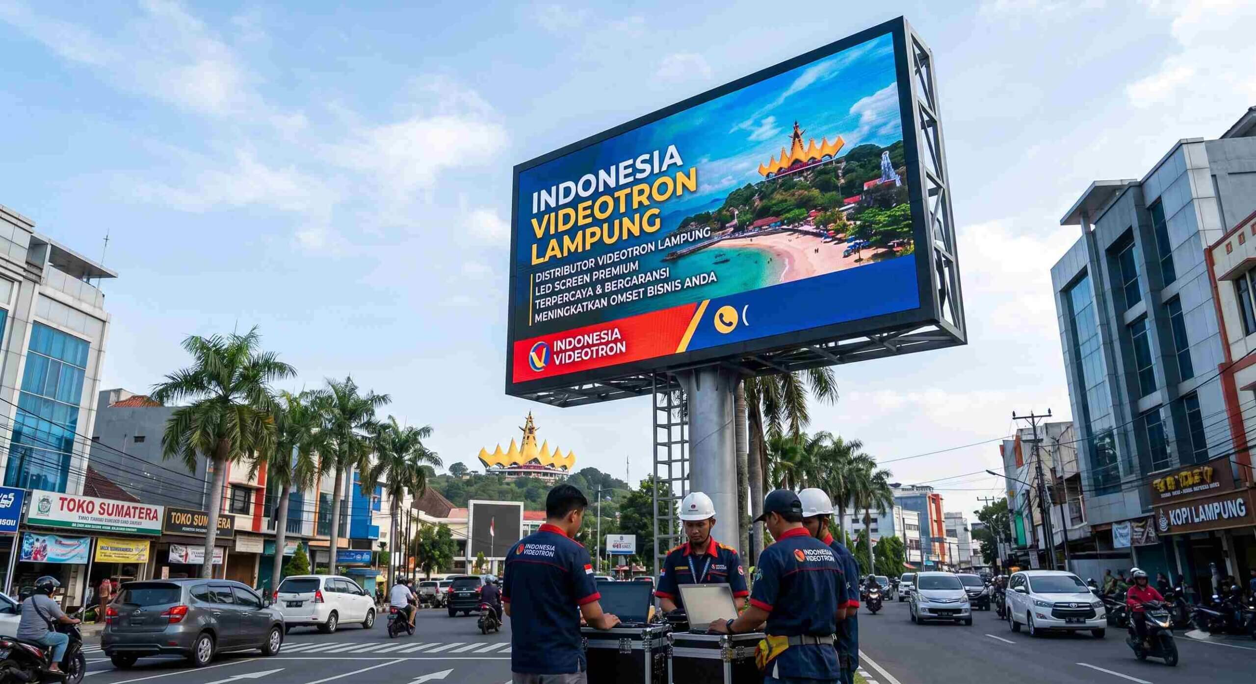 distributor videotron di lampung, pengadaan videotron di lampung